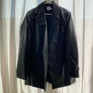 Leather Blazer